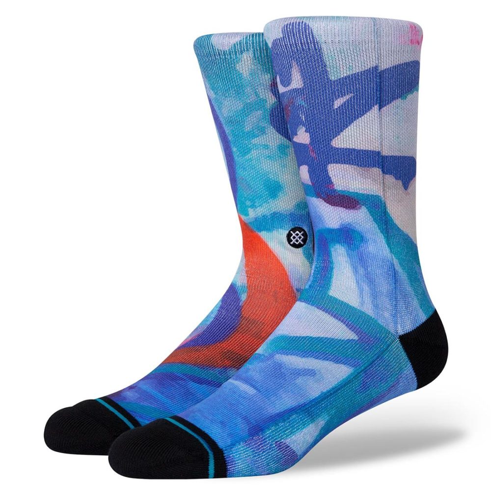 Stance Stash Wall Crew Socks - Blue