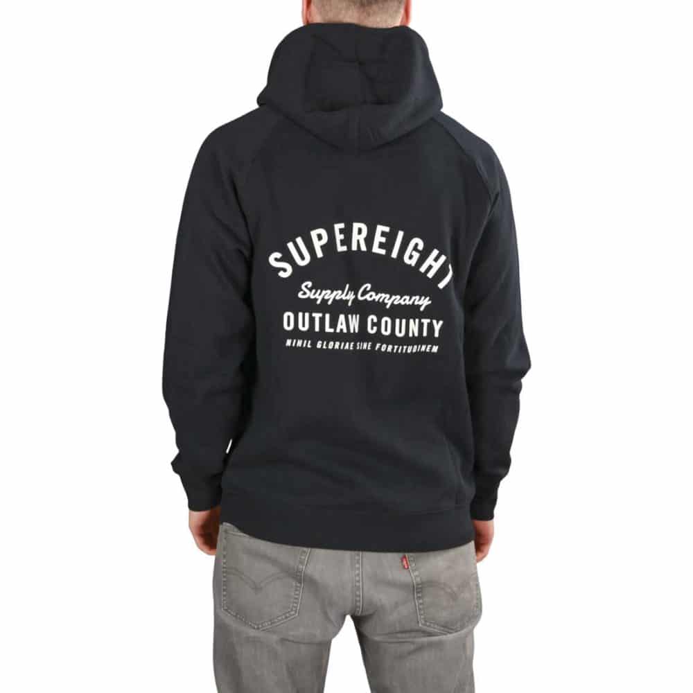 Supereight Supply Co Outlaw Zip-up Hoodie - Navy