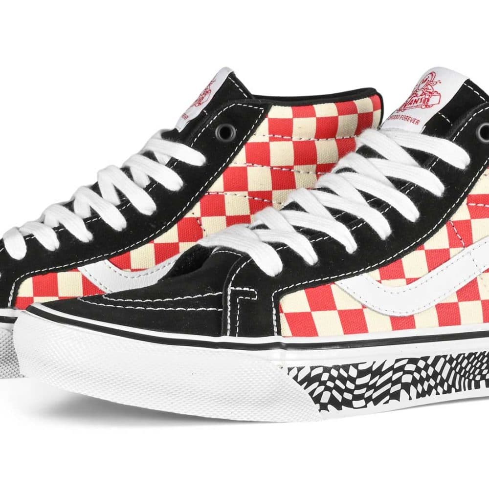 Vans Sk8-Hi Grosso '84 Reissue Shoes - Black/Red Check
