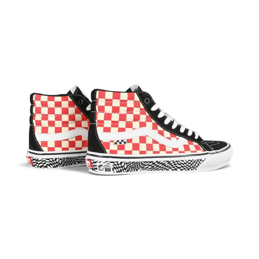 Vans Sk8-Hi Grosso '84 Reissue Shoes - Black/Red Check