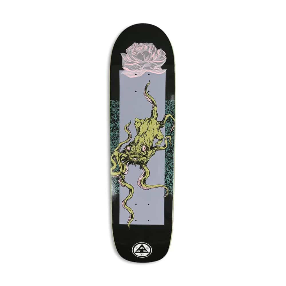 Welcome Bactocat on Son Of Planchette 8.38" Deck - Black/Lavender