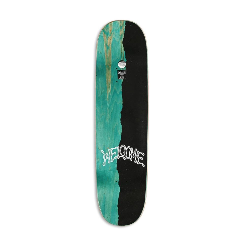 Welcome Townley Hummingbird on Enenra 8.5" Skateboard Deck - Black