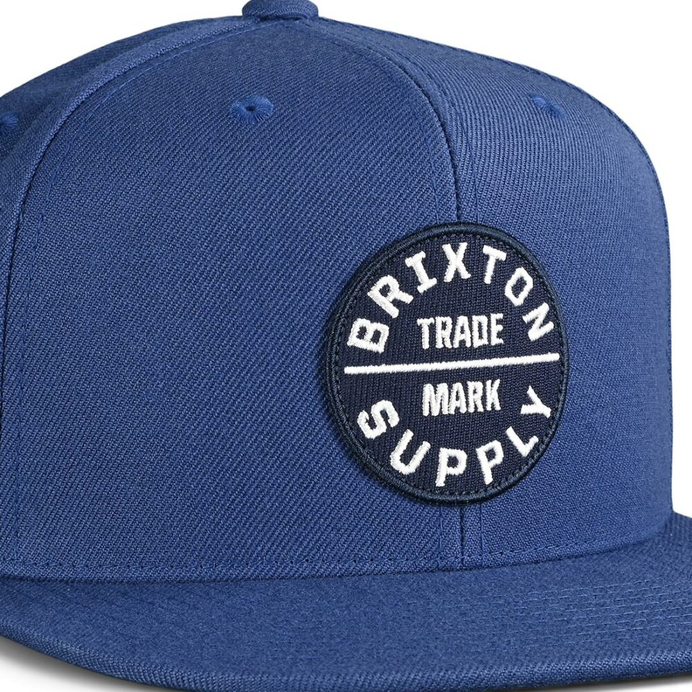 Brixton Oath III Snapback Cap - Joe Blue