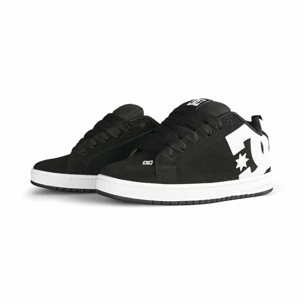 DC Court Graffik Skate Shoes - Black