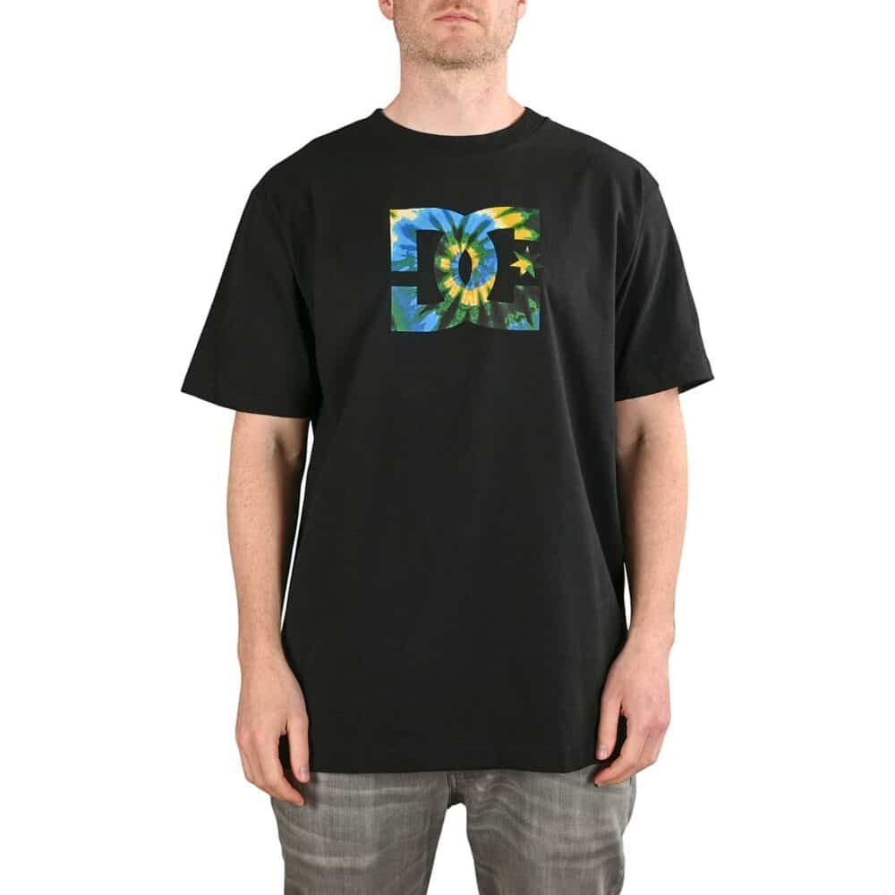 DC Star Tie Dye S/S T-Shirt - Black