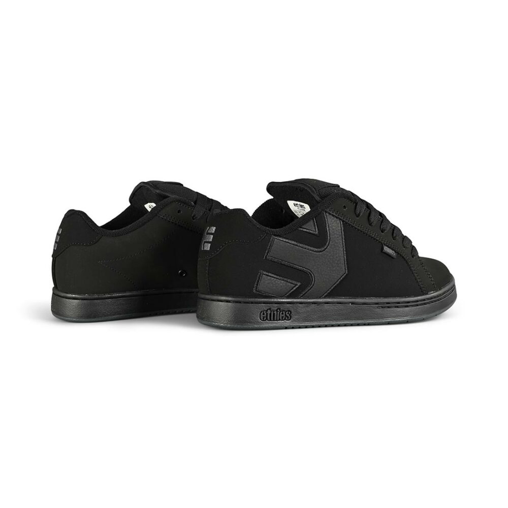 Etnies Fader Skate Shoes - Black Dirty Wash