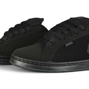 Etnies Fader Skate Shoes - Black Dirty Wash