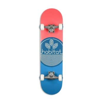 Habitat Leaf Dot 7.75" Skateboard Complete - Blue