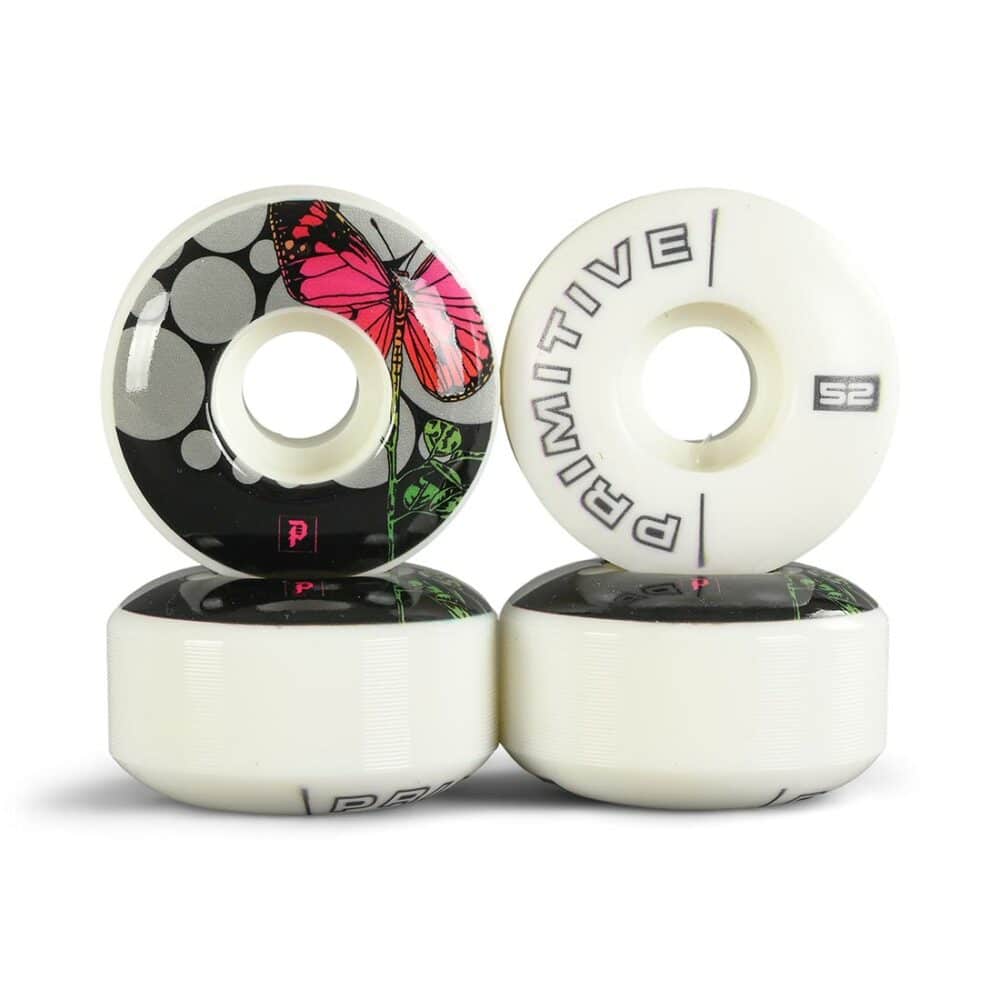 Primitive Rodriguez Cycles 52mm Skateboard Wheels - White
