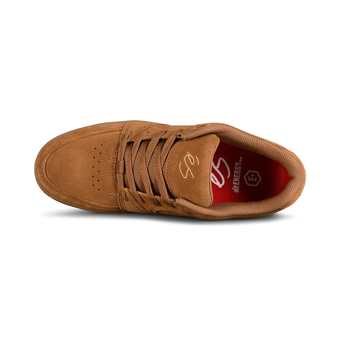 eS Accel Slim Skate Shoes Brown Gum Supereight