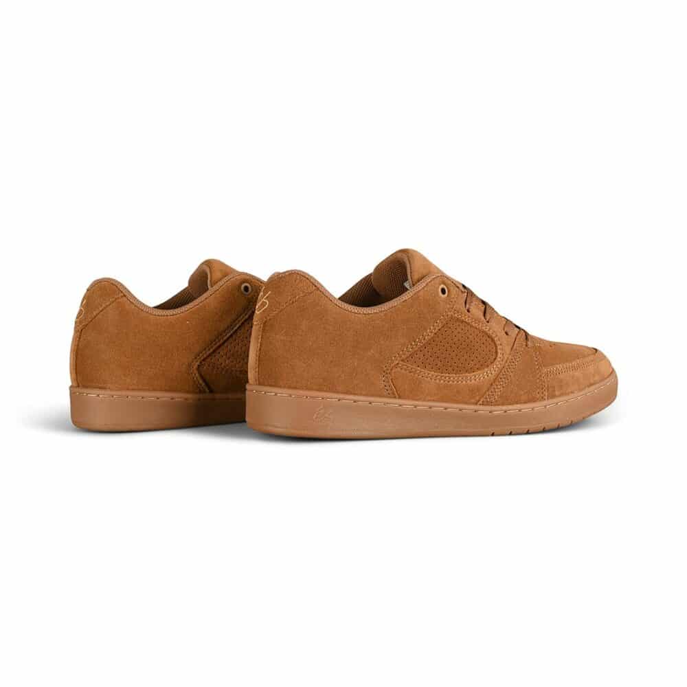 eS Accel Slim Skate Shoes - Brown/Gum