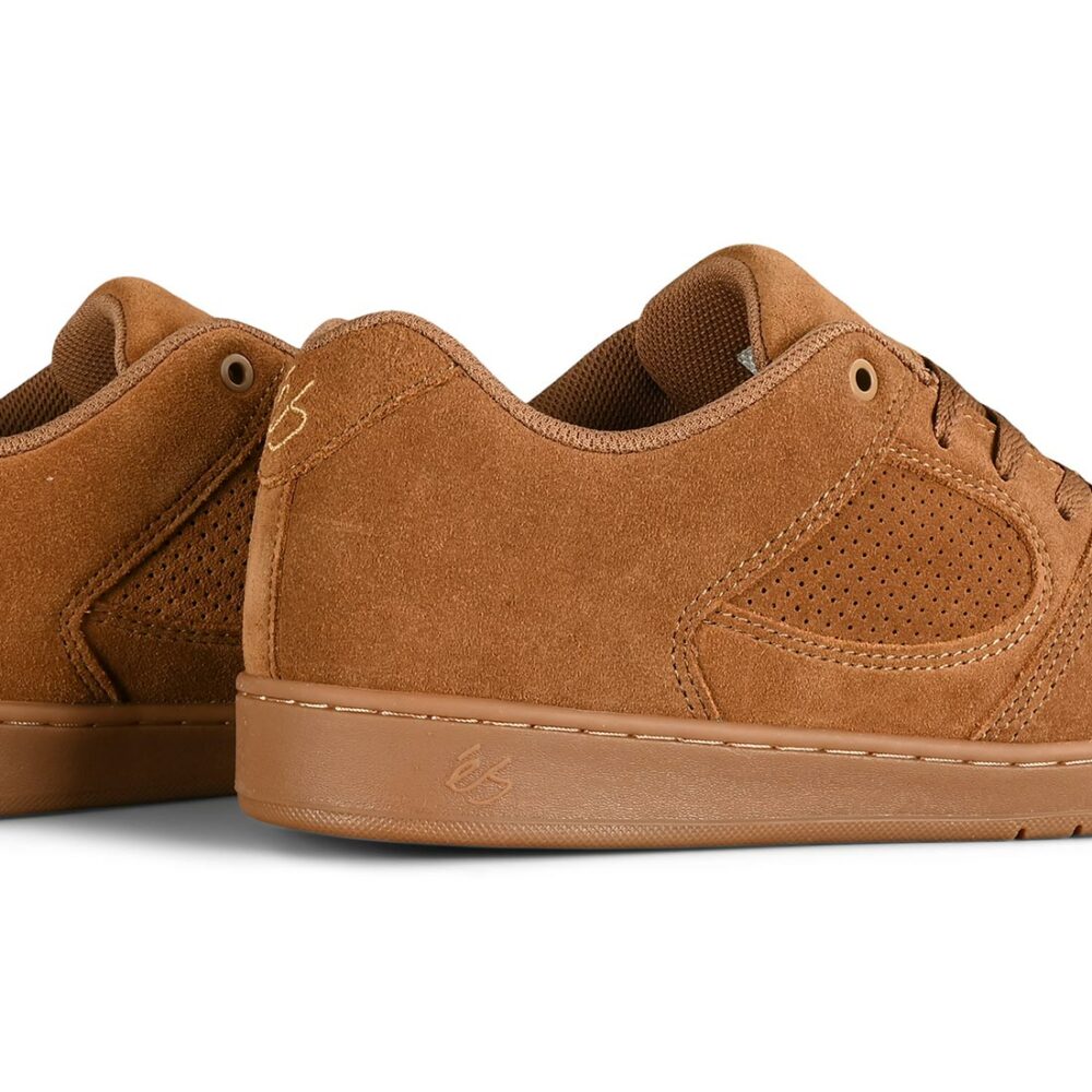 eS Accel Slim Skate Shoes - Brown/Gum