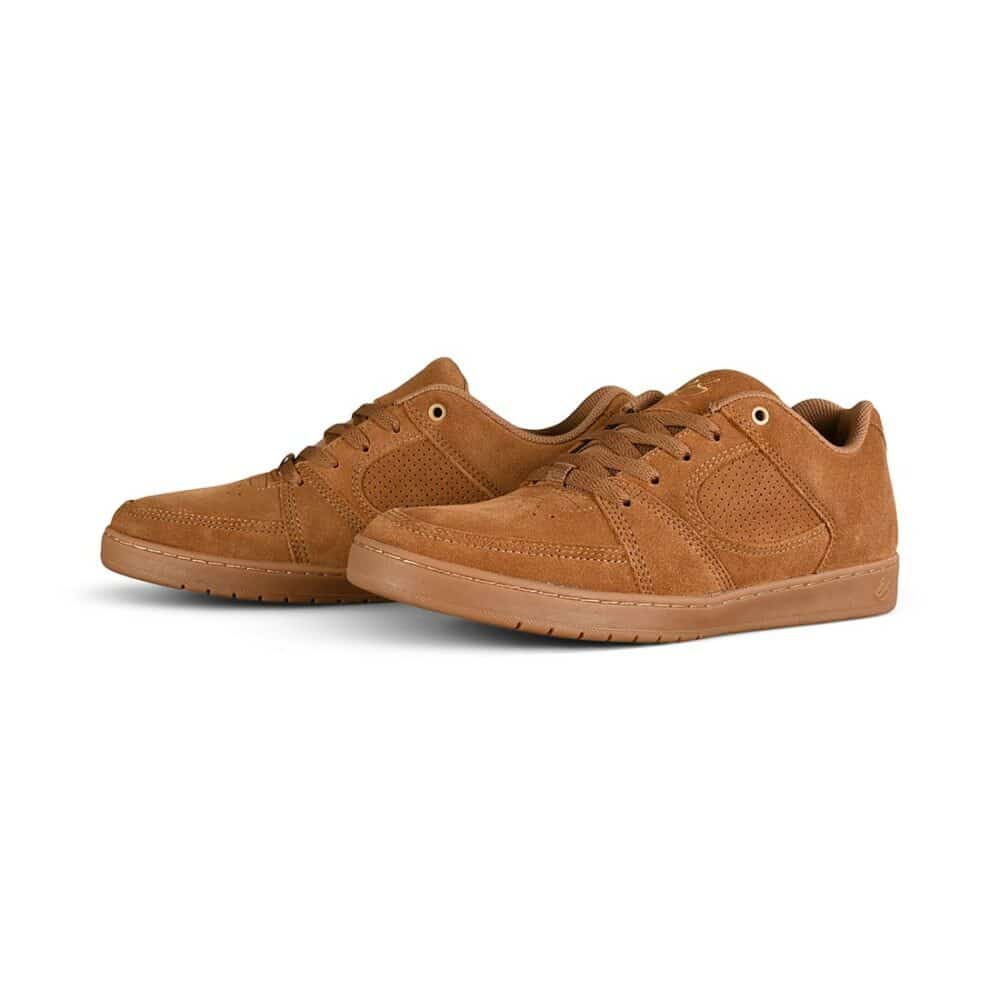 eS Accel Slim Skate Shoes - Brown/Gum