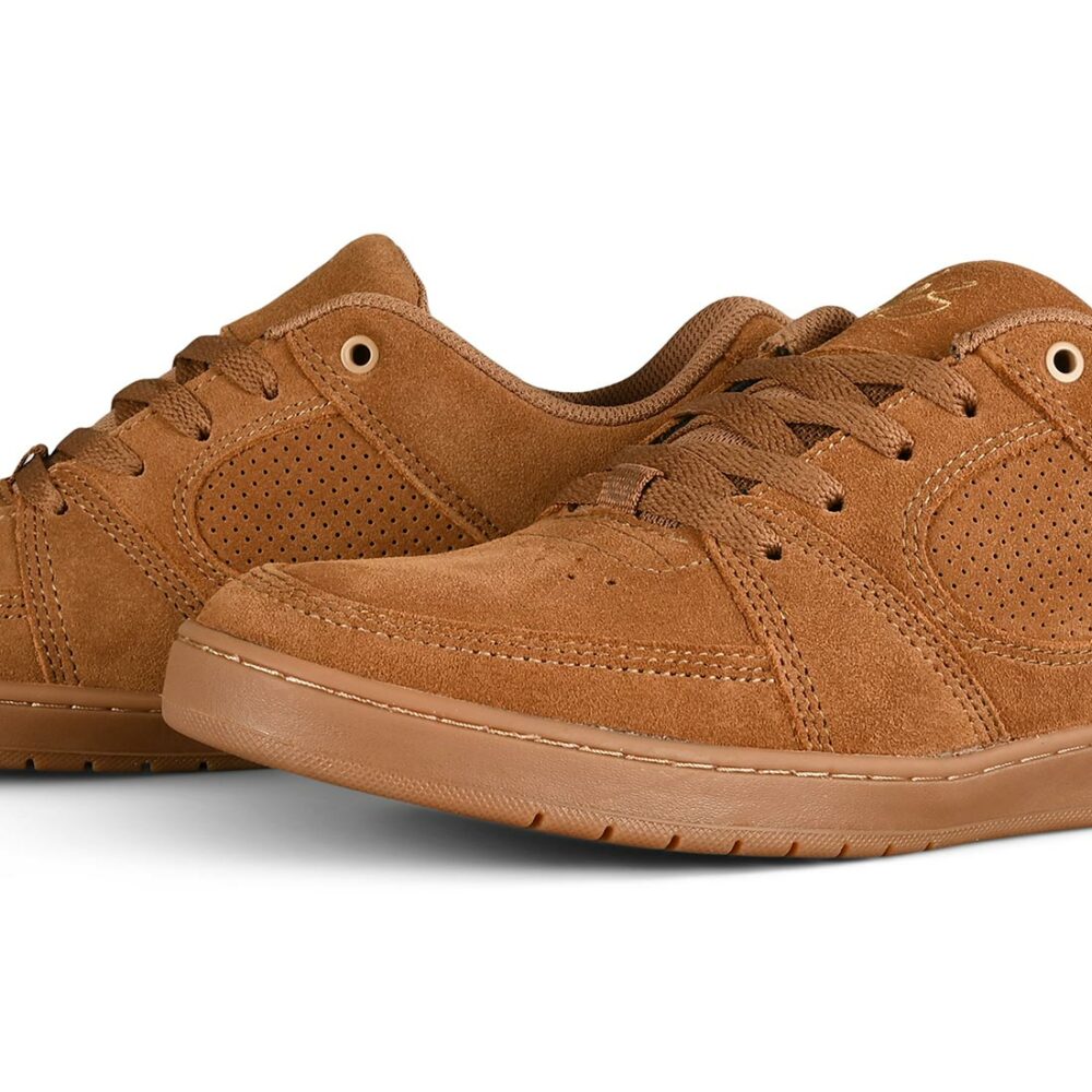 eS Accel Slim Skate Shoes - Brown/Gum