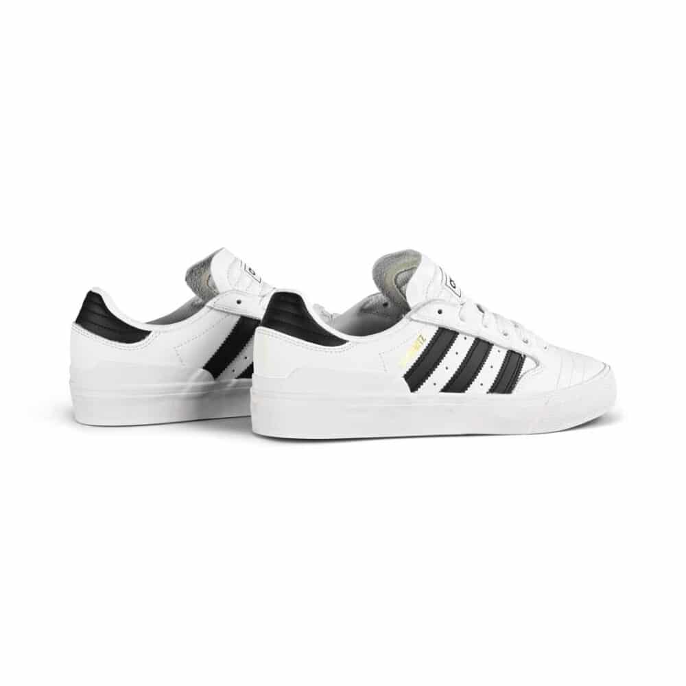 Adidas Busenitz Vulc II Skate Shoes - White/Black/Gold