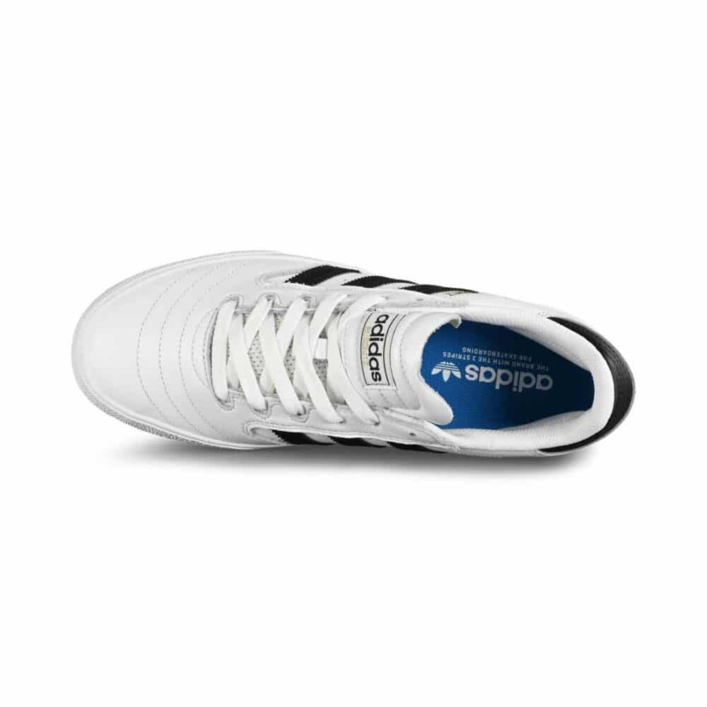 Adidas Busenitz Vulc II Skate Shoes - White/Black/Gold