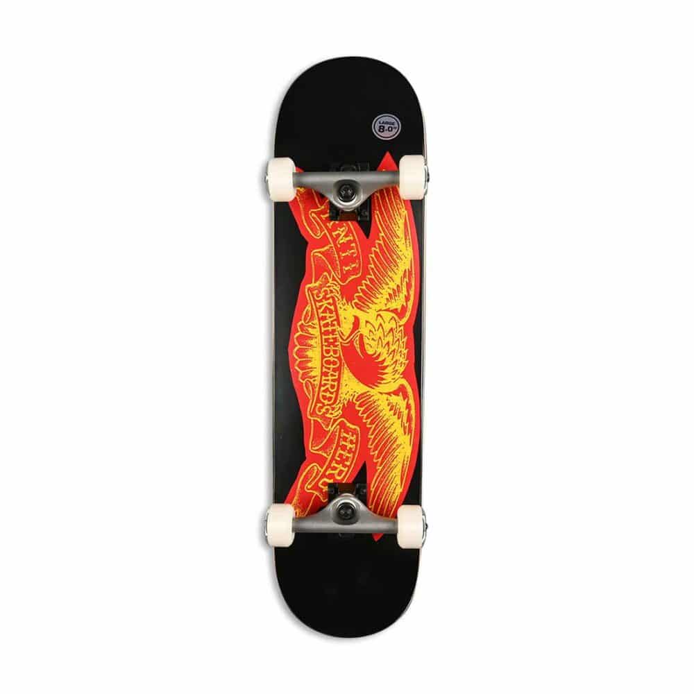 Antihero Team Copier Eagle 8" Complete Skateboard - Black