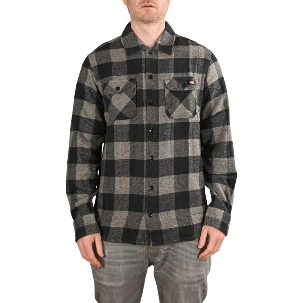 Dickies New Sacramento L/S Shirt - Grey Melange