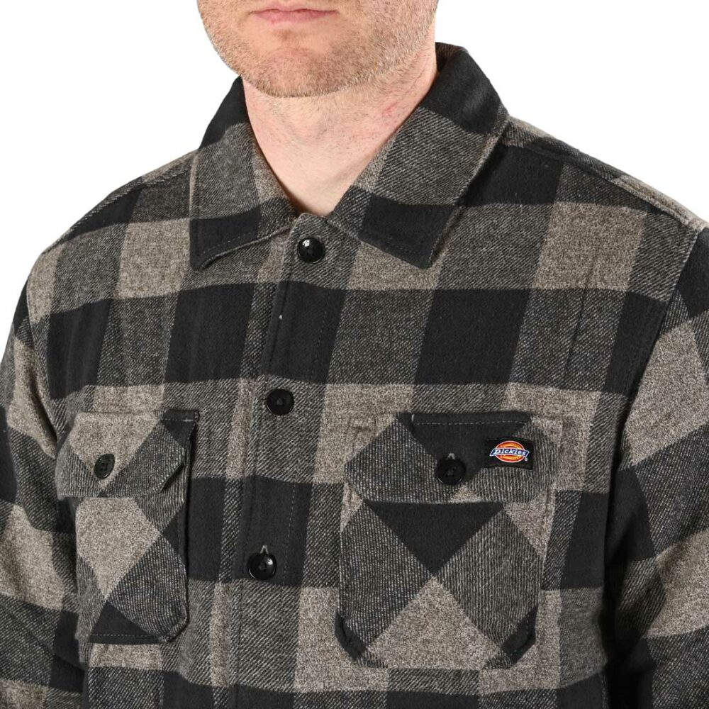 Dickies New Sacramento L/S Shirt - Grey Melange