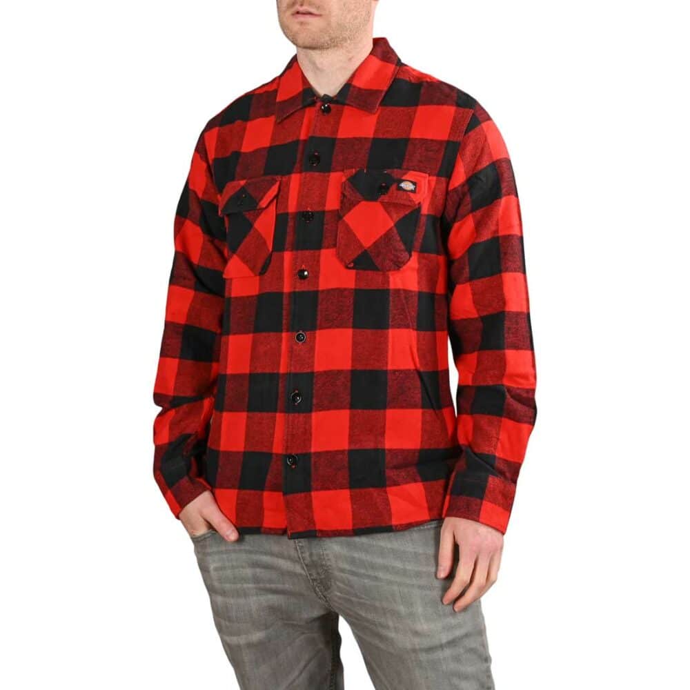 Dickies New Sacramento L/S Shirt - Red