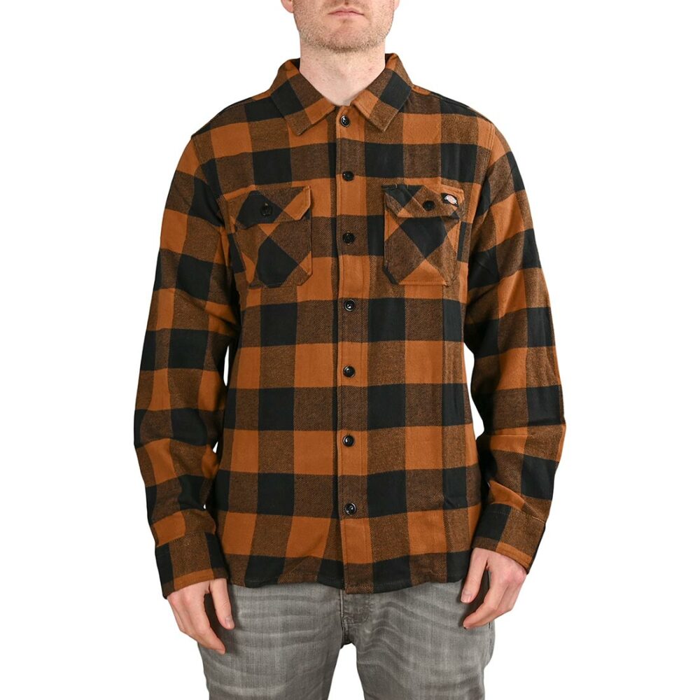 Dickies New Sacramento L/S Shirt - Brown Duck