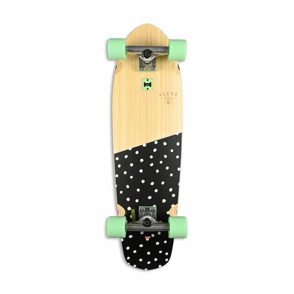 Globe Big Blazer 32" Complete Cruiser Skateboard - Bamboo/Dotted