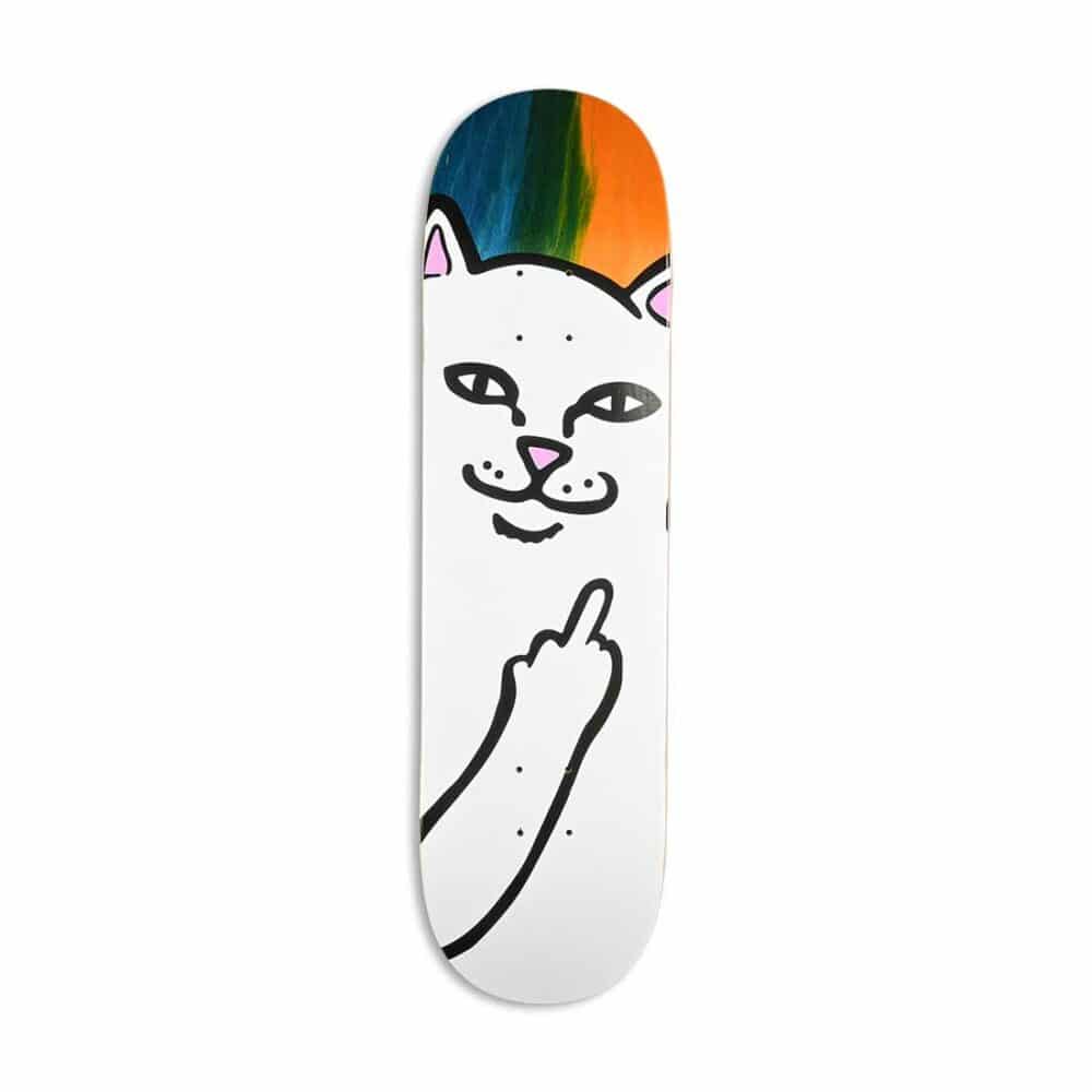 RIPNDIP Lord Nermal Skateboard Deck - Orange/Aqua