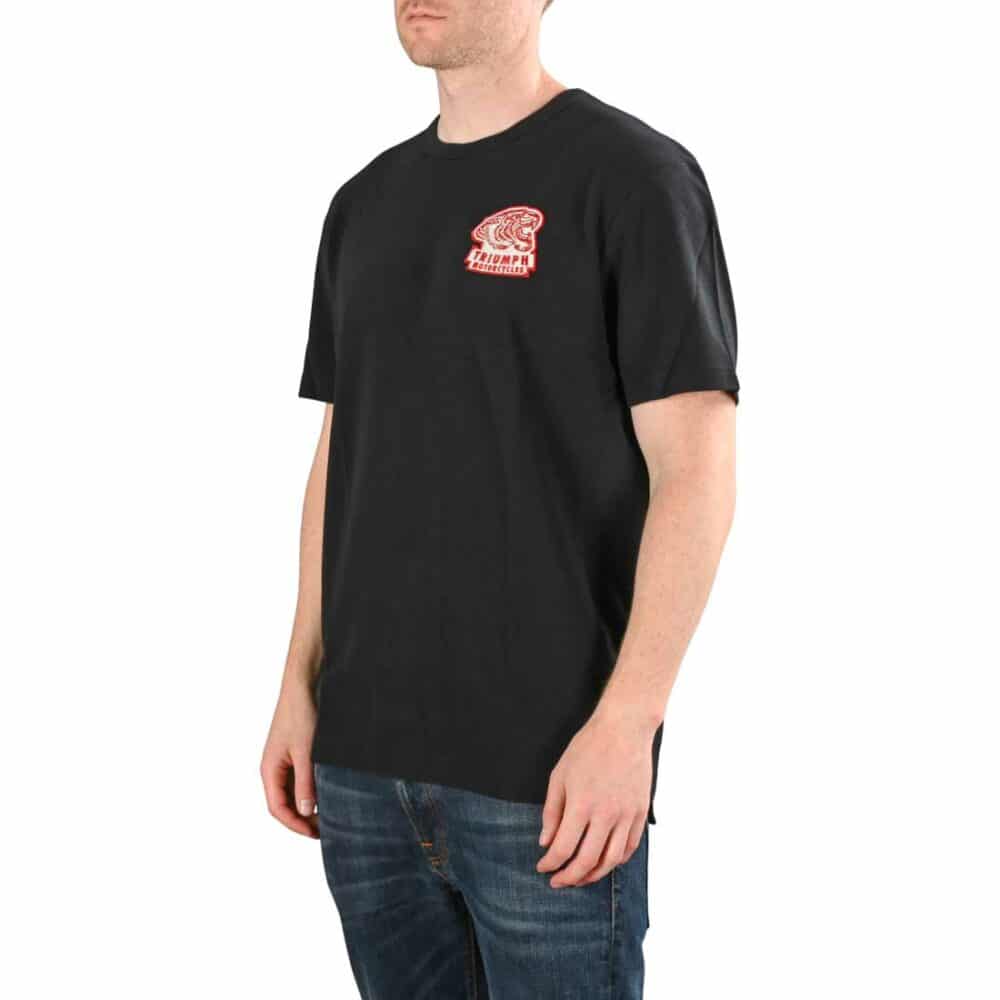 Triumph Kibworth Badge S/S T-Shirt - Black