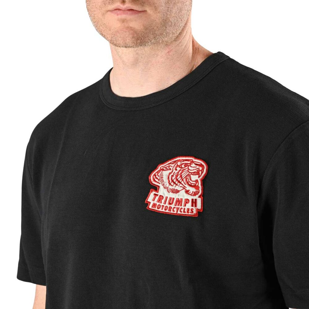 Triumph Kibworth Badge S/S T-Shirt - Black