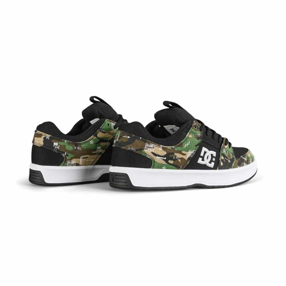 DC x Basquiat Lynx Zero Skate Shoes - Black Camo Print