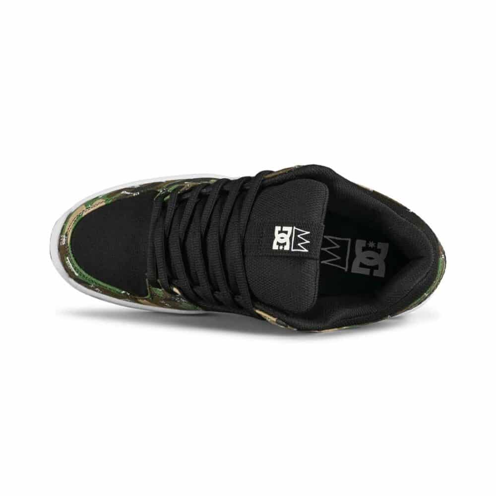 DC x Basquiat Lynx Zero Skate Shoes - Black Camo Print