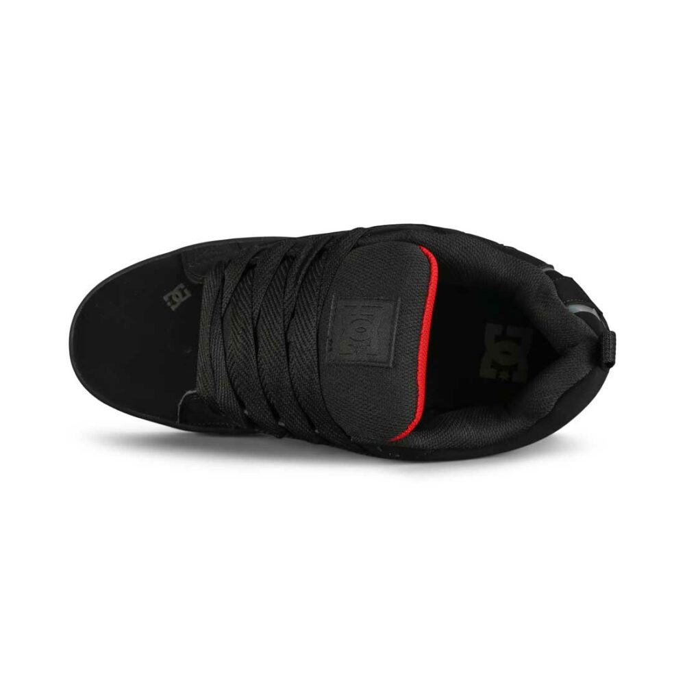 DC Court Graffik Skate Shoes - Black/Red