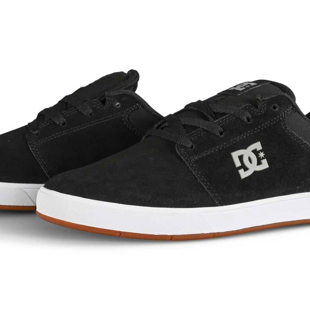 DC Crisis 2 Skate Shoes - Black/White/Black