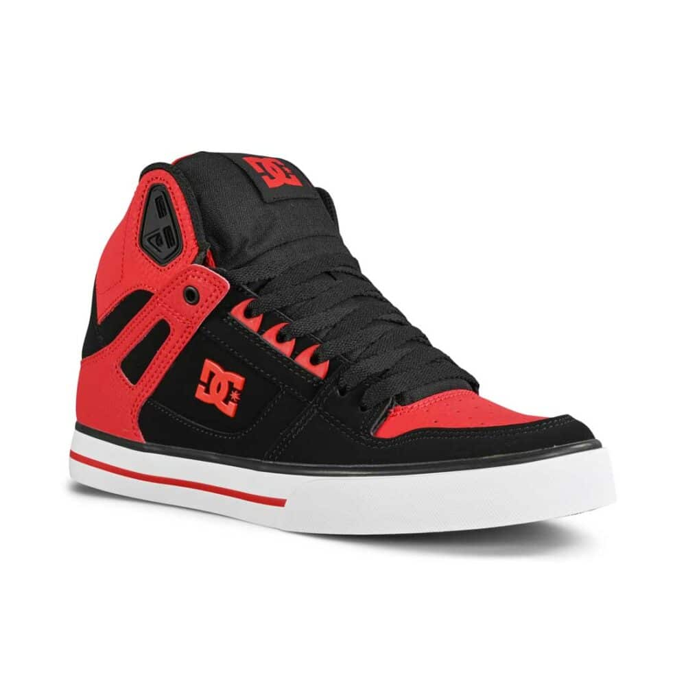 DC Shoes Pure High Top WC - Fiery Red/White/Black