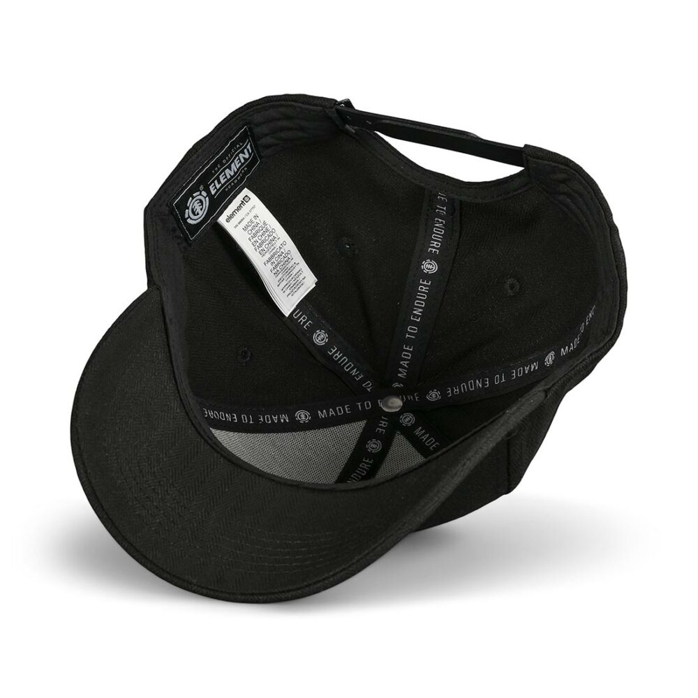 Element Wild Snapback Cap - Flint Black