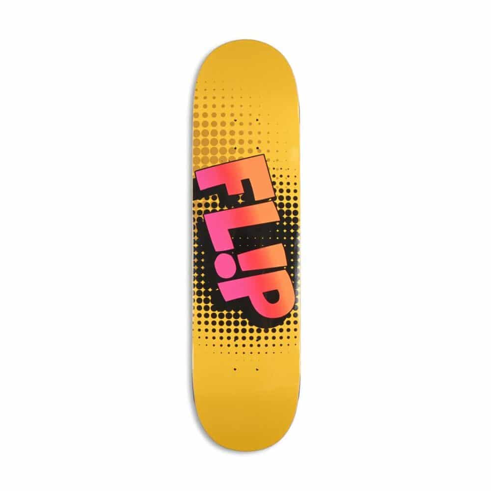 Flip Team Bang 8.13" Skateboard Deck - Yellow