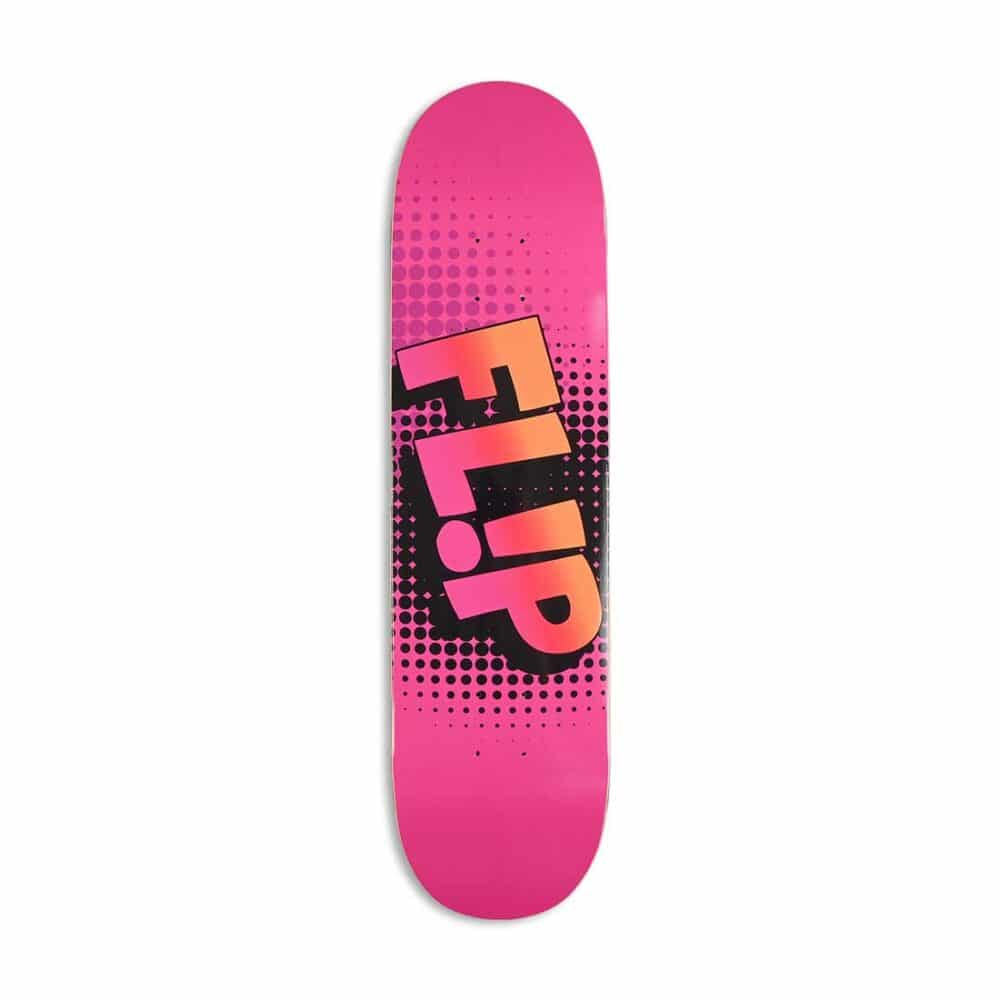 Flip Team Bang 8" Skateboard Deck - Pink