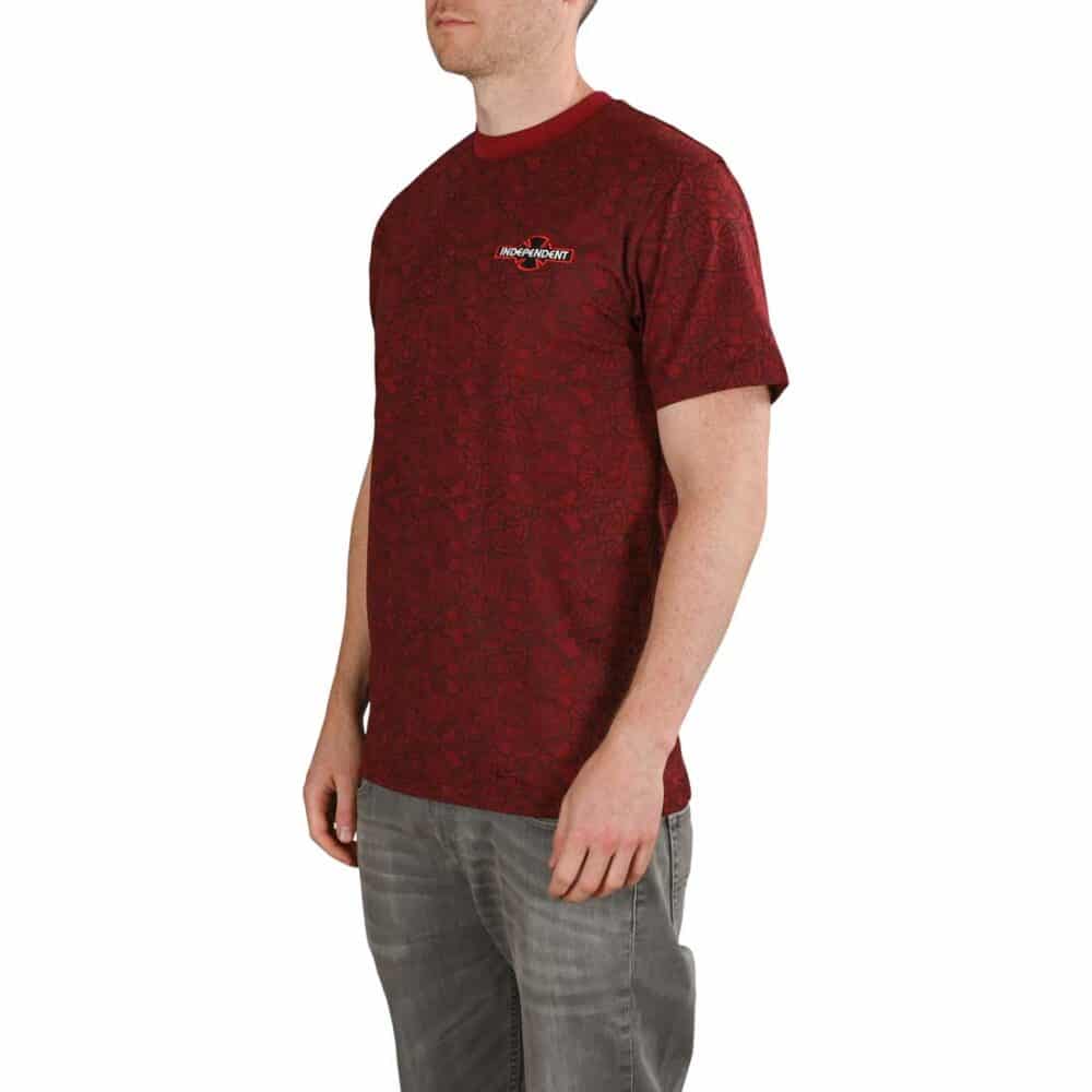 Independent Array S/S T-Shirt - Oxblood