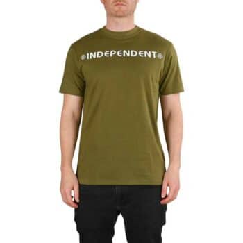 Independent Bar Cross S/S T-Shirt - Army Green