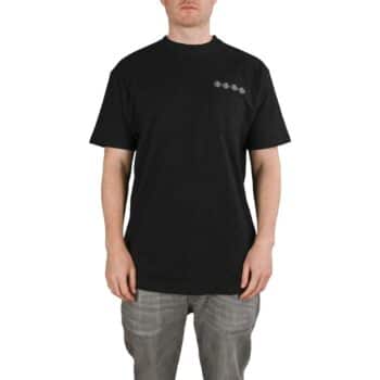 Independent Chain Cross Pocket S/S T-Shirt - Black