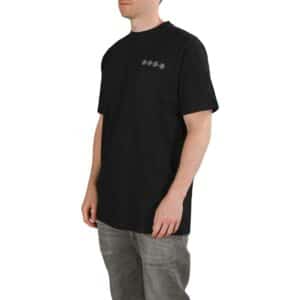 Independent Chain Cross Pocket S/S T-Shirt - Black