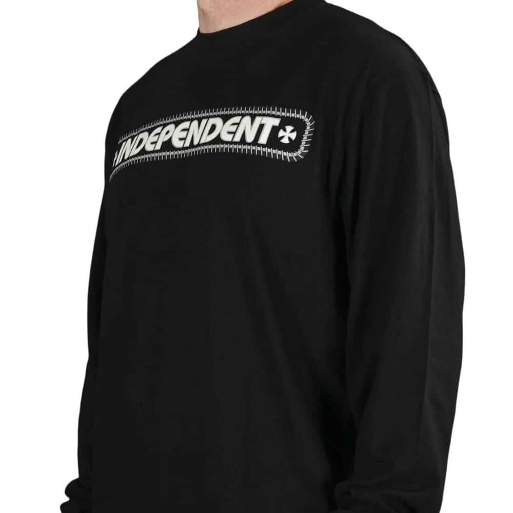 Independent Rebar Cross L/S T-Shirt - Black