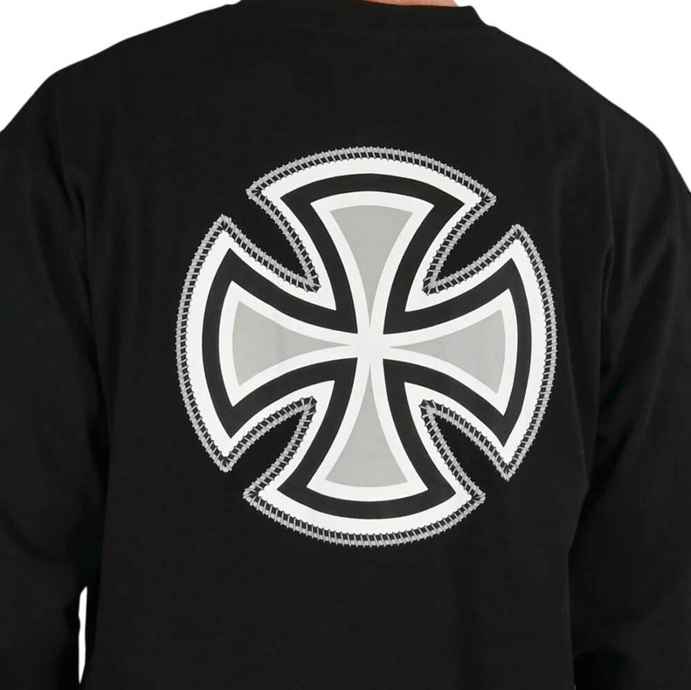 Independent Rebar Cross L/S T-Shirt - Black