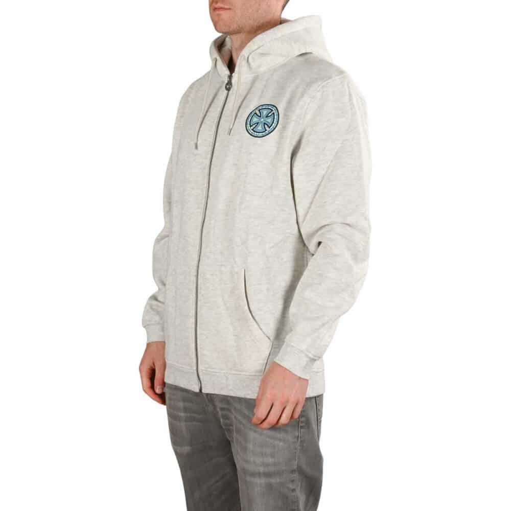 Independent Stained Glass Zip-Up Hoodie - Athletic Heather