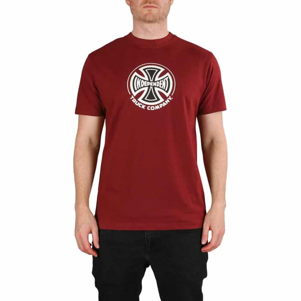 Independent Truck Co S/S T-Shirt - Burgundy