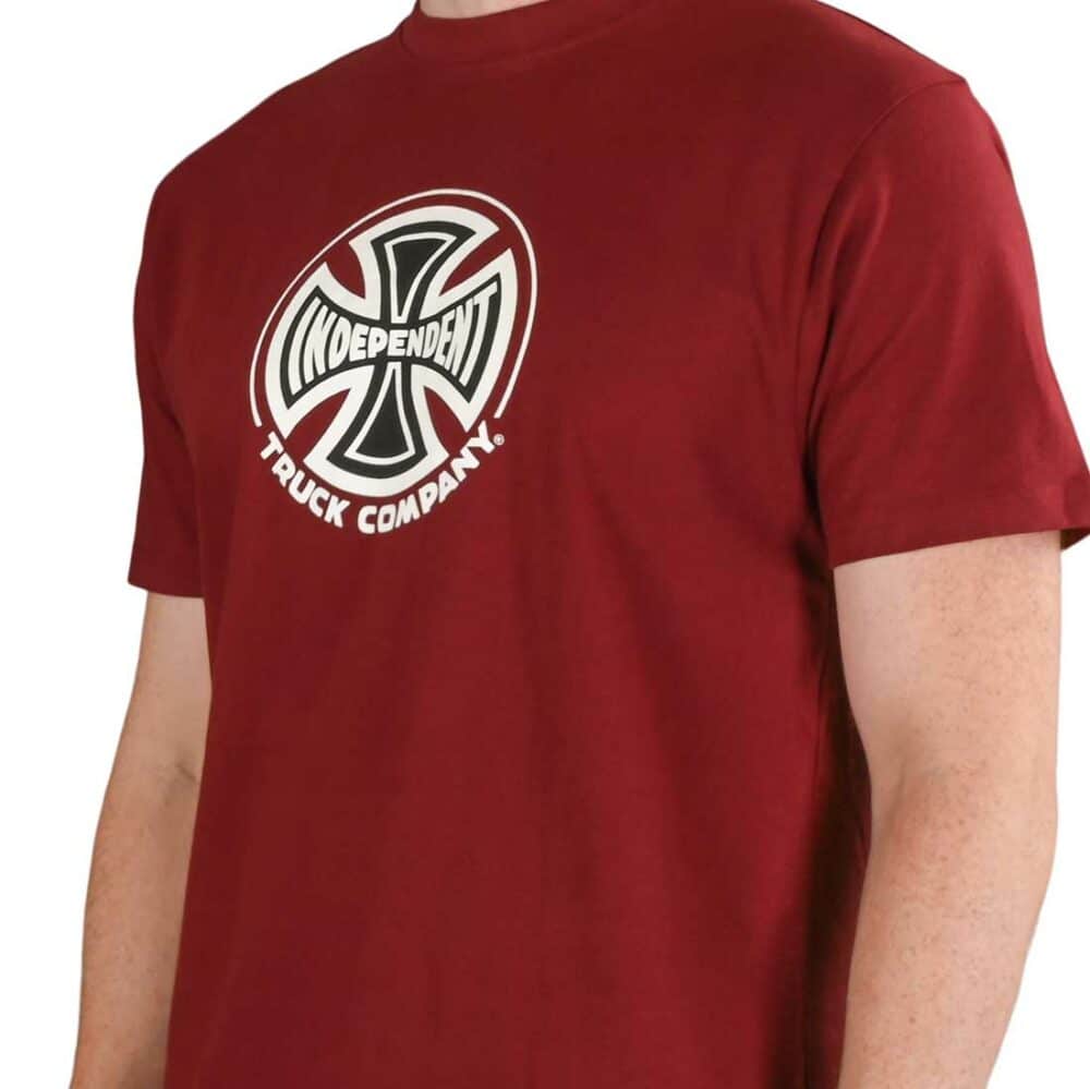 Independent Truck Co S/S T-Shirt - Burgundy