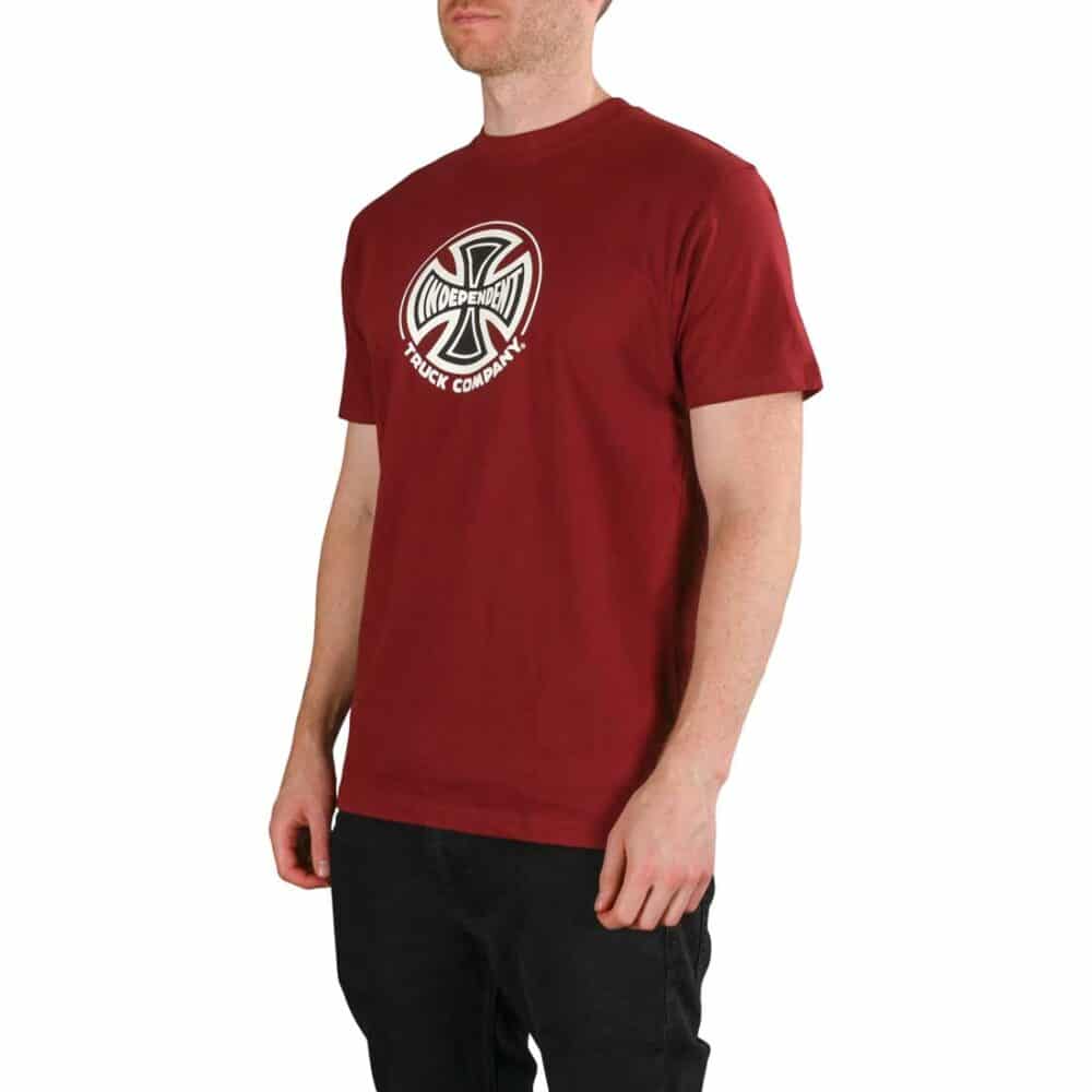 Independent Truck Co S/S T-Shirt - Burgundy