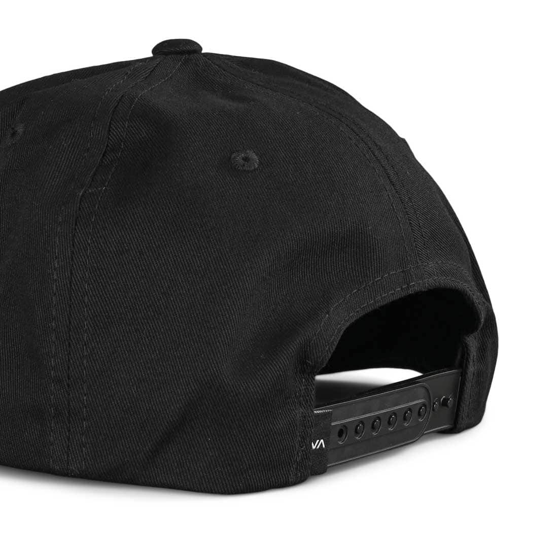 RVCA Square Snapback Cap - Black - Supereight