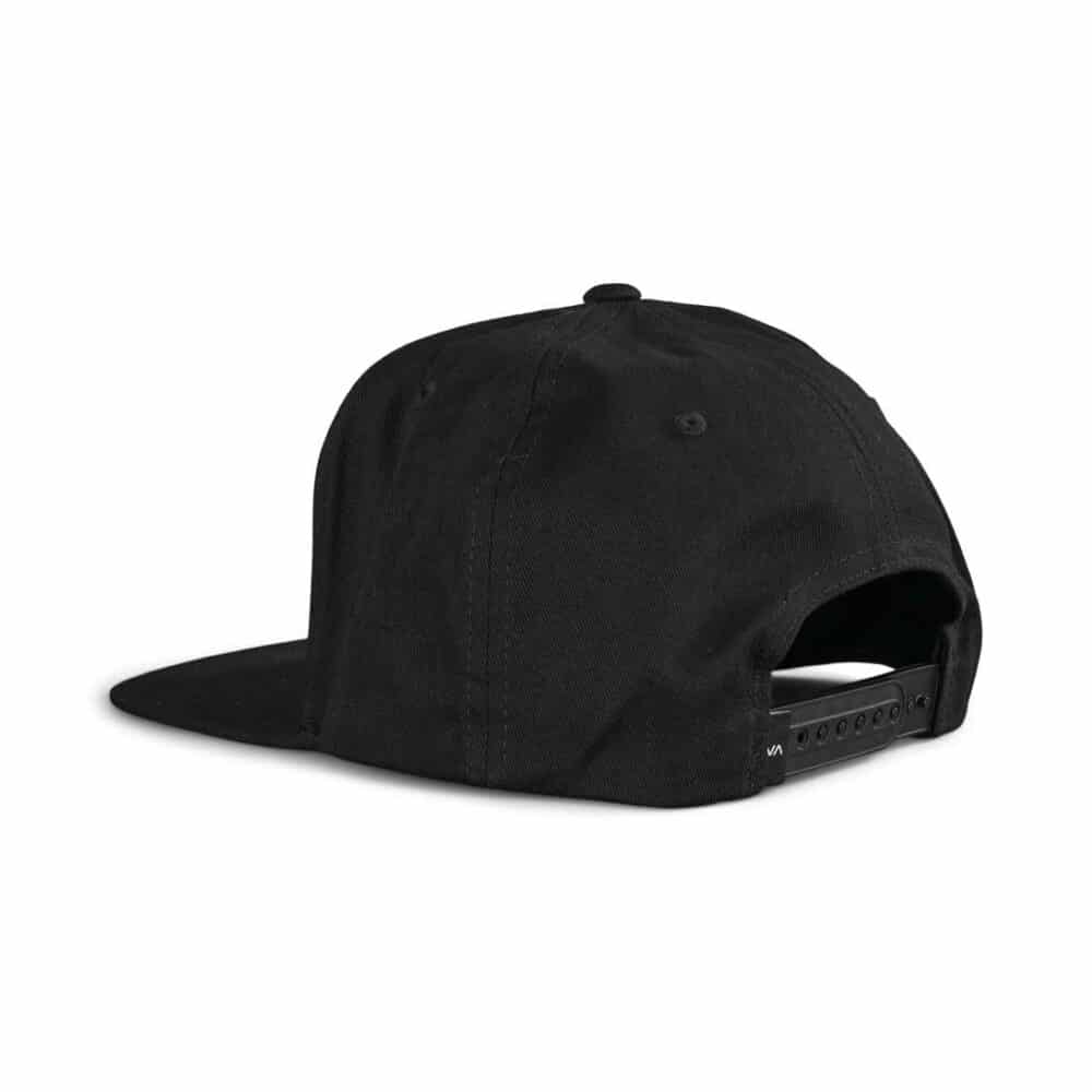 RVCA Square Snapback Cap - Black