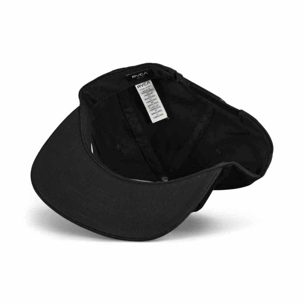 RVCA Square Snapback Cap - Black